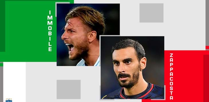 Ciro Immobile e Davide Zappacosta sono i migliori italiani della 33^ giornata di campionato secondo i media