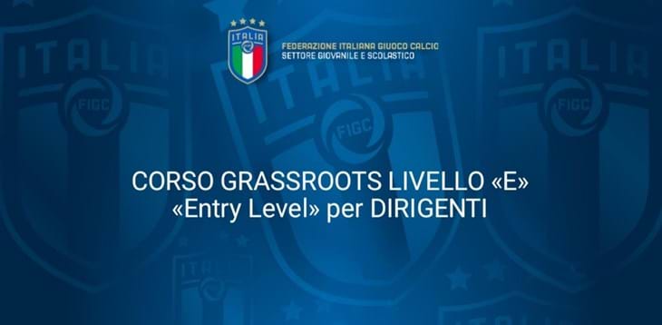 Oggi l’avvio del primo dei due Corsi informativi “Grassroots Livello E” per aspiranti “Dirigenti Attività di base”, operanti nelle scuole di calcio