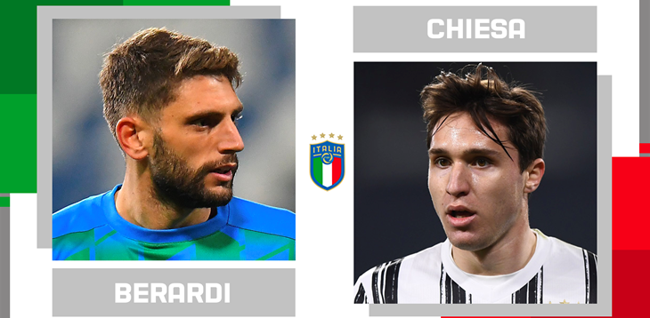 Sfida statistica della 36^ giornata di Serie A: Domenico Berardi vs Federico Chiesa