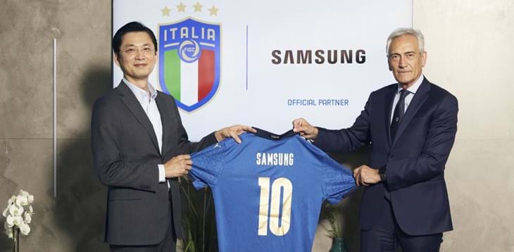 Samsung è Official Partner della FIGC: valorizzazione del talento ed esperienze di intrattenimento uniche