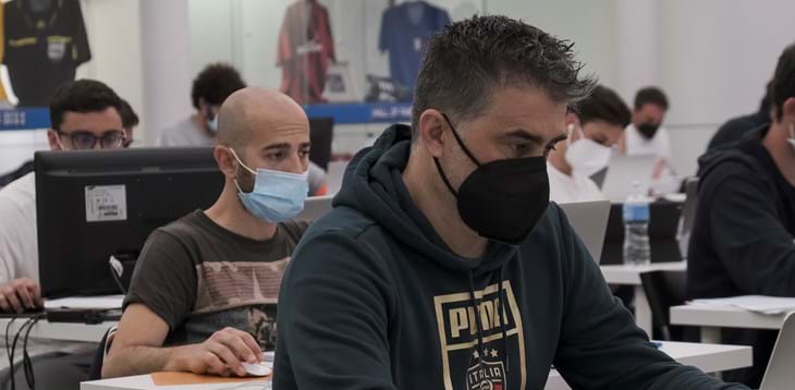I match analyst alla prova finale: nella sala ‘Valitutti’ del Museo del Calcio, gli esami del corso