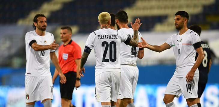 Prove d’Europeo: gli Azzurri battono 7-0 San Marino, a Cagliari arriva il 26° risultato utile consecutivo