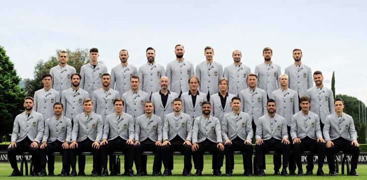 Giorgio Armani firma la divisa formale della Nazionale Italiana di calcio agli Europei 2021