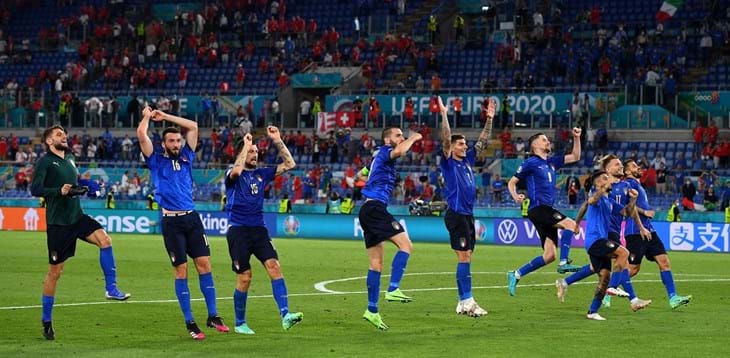 Mancini: “I ragazzi sono stati bravissimi, vittoria dedicata a tutti gli italiani che stanno soffrendo”