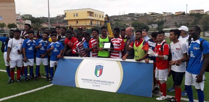 La squadra di San Sostene prima classificata nella Fase Regionale calabrese