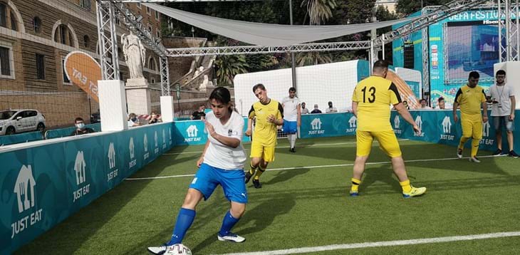 Sport e divertimento alla FAN ZONE di EURO2020 per gli atleti DCPS