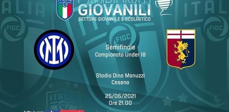 Questa sera a Cesena la semifinale scudetto per il Genoa U18 di Ruotolo