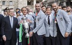 Gli Azzurri a Palazzo Chigi. Draghi: “Ci avete unito e reso orgogliosi nel nome dell’Italia”