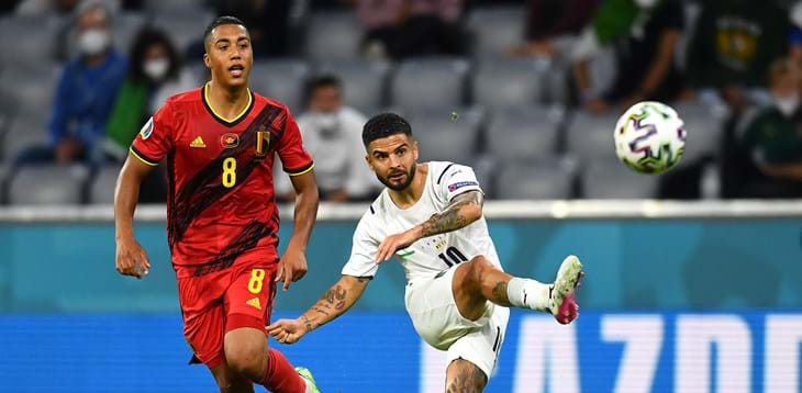 Il gol di Insigne con il Belgio al 2° posto della classifica UEFA sulle reti più belle della stagione 2020/21