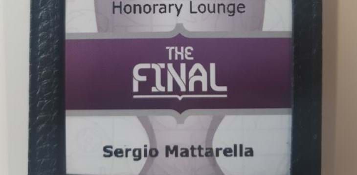 Al Museo del Calcio è arrivato il pass della finale del Presidente Mattarella