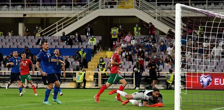 A Chiesa risponde Iliev, la Bulgaria rallenta la corsa degli Azzurri verso il Mondiale