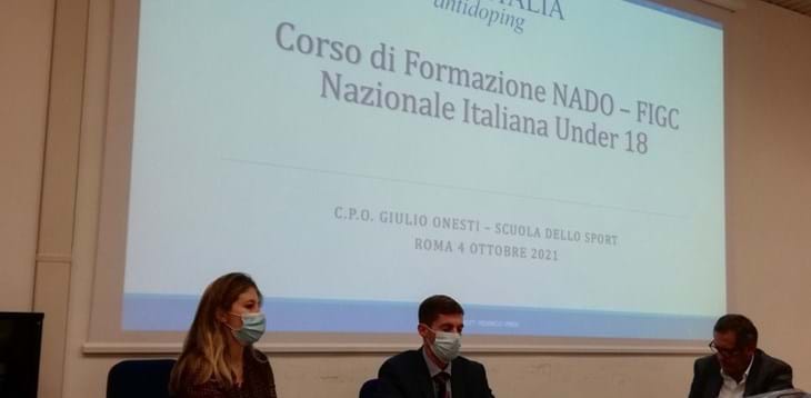 Progetto HatTrick V: incontro con i ragazzi della Nazionale Under 18 sull’educazione antidoping