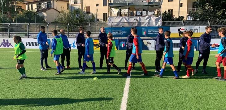 Secondo lunedì di allenamenti nei CFT della FIGC della Toscana.