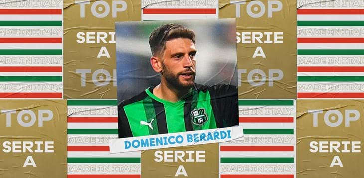 Italiani in Serie A: la statistica premia Domenico Berardi – 9^ giornata