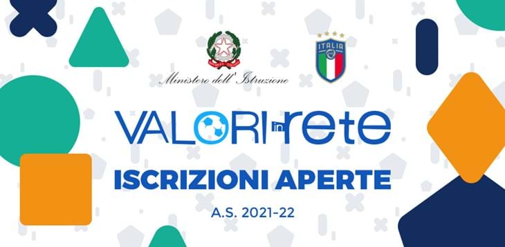 Valori in Rete: aperte le iscrizioni per l'Anno Scolastico 2021-2022