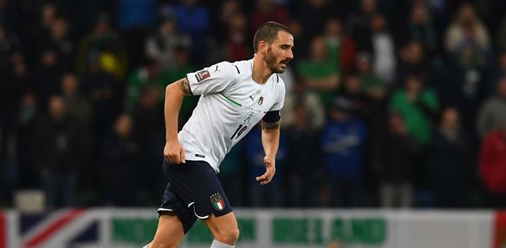 Leonardo Bonucci è il Migliore Azzurro di Irlanda del Nord-Italia secondo i tifosi