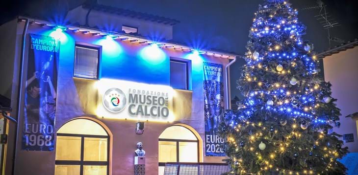 Feste Azzurre e brindisi al Museo del Calcio