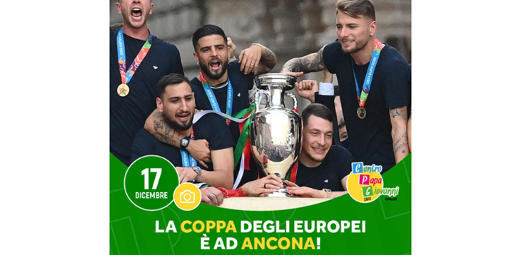 It's coming to... Ancona!