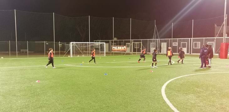 Seduta di allenamento presso l' A.S.T. di Limite e Capraia.