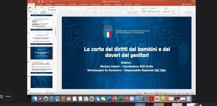 Riunione con i rappresentati dei genitori dei ragazzi delle Scuola Calcio Elite