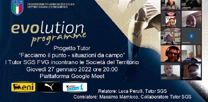I Tutor SGS del FVG incontrano le società del territorio