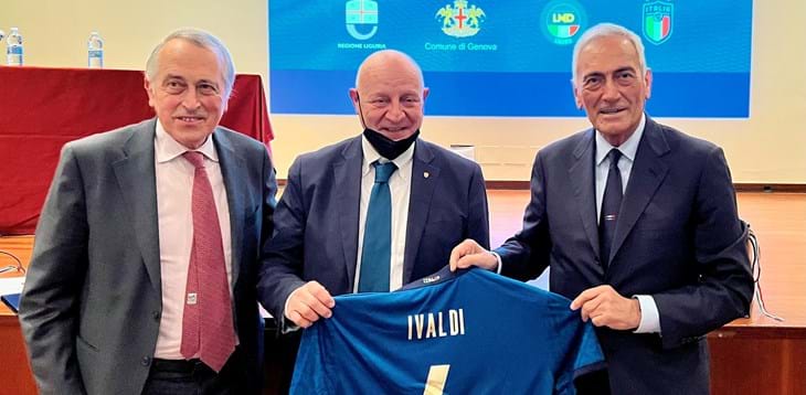 Gravina e Abete in Liguria: “Singoli territori protagonisti del calcio del futuro”