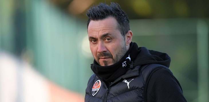 De Zerbi and his staff in Italy. Gravina: “News that fills us with joy”