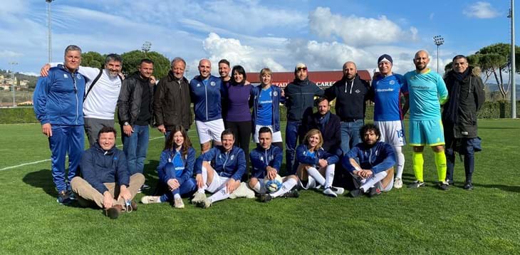 Il Museo del Calcio in campo con la Nazionale comunicatori digitali