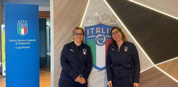 Eleonora Carrus e Gianna Manca negli staff dei raduni Calcio +15 femminile e Futsal+15 Maschile