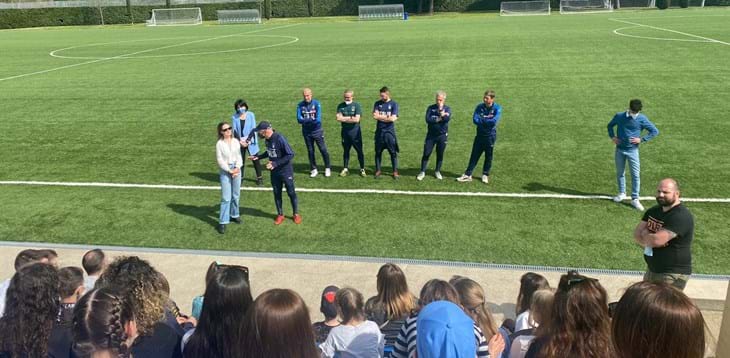 I bambini ucraini ospiti al Museo del Calcio per un pomeriggio di giochi