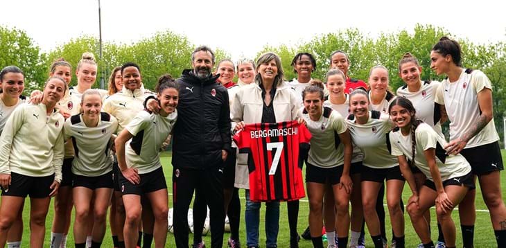 Dal Milan alla Juventus, prosegue il tour di Milena Bertolini nei centri sportivi dei club di Serie A