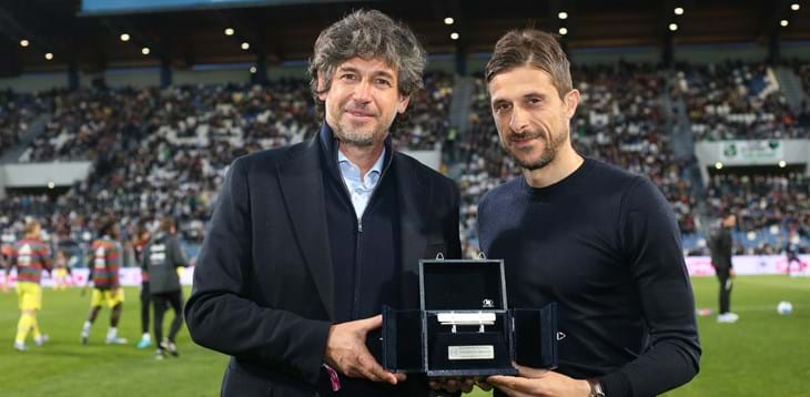 Consegnata ad Alessio Dionisi la Panchina d’argento. Prosegue il ‘tour’ delle premiazioni di Albertini