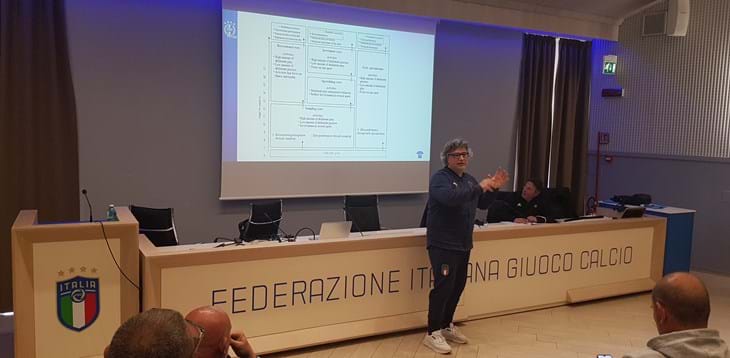 Il Coordinatore Giovanni Messina docente a Coverciano