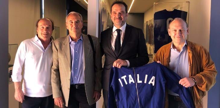 La famiglia di Edmondo Fabbri al Museo del Calcio