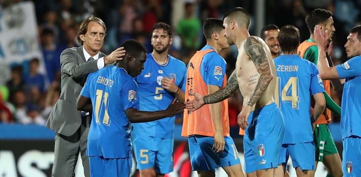 Mancini: “Buona partita, ma la strada è lunga”. Donnarumma: “Portare la fascia un’emozione indescrivibile”