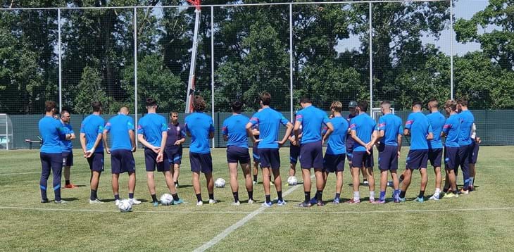 The U19s in Slovakia and aiming to win the Euros