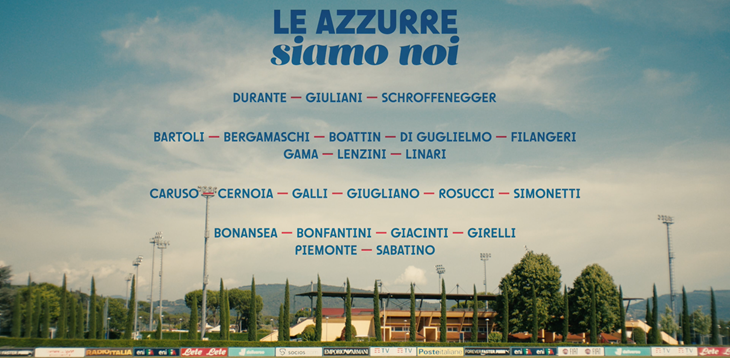 “Le Azzurre siamo noi”, al via la campagna digital della FIGC per l’Europeo Femminile