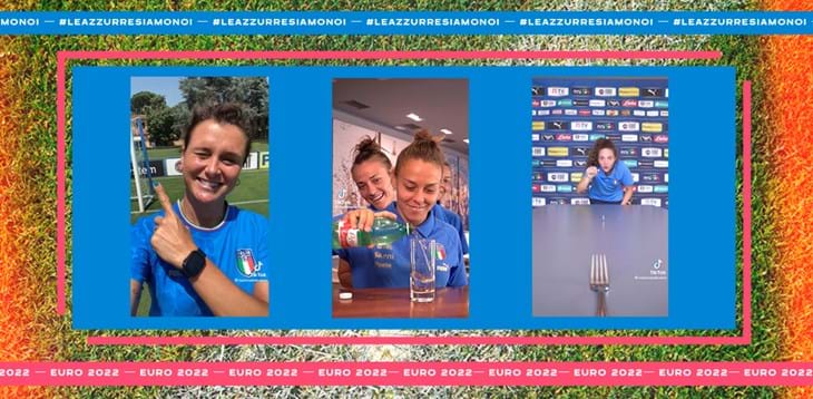 Boom di visualizzazioni per le Azzurre su TikTok