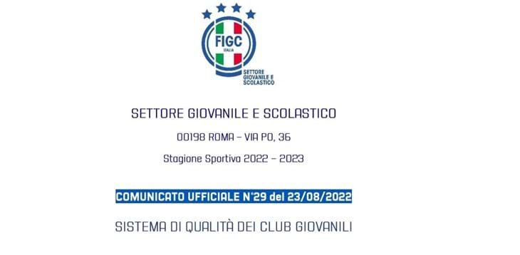 Sistema di qualità dei Club giovanili