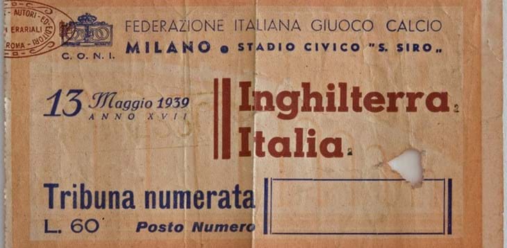 Italia-Inghilterra, solo un altro precedente a Milano: era il 1939 e la sfida di San Siro terminò 2-2