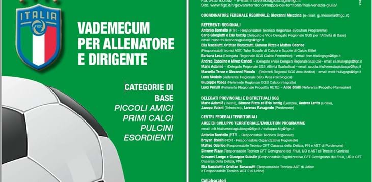 Vademecum per Allenatori e Dirigenti dell'Attività di Base s.s. 2022/2023
