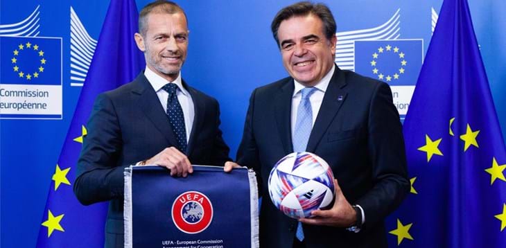 UEFA e Commissione Europea rinnovano l'accordo di cooperazione fino al 2025