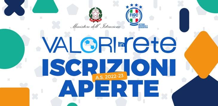 Valori in Rete: aperte le iscrizioni per l'Anno Scolastico 2022-23