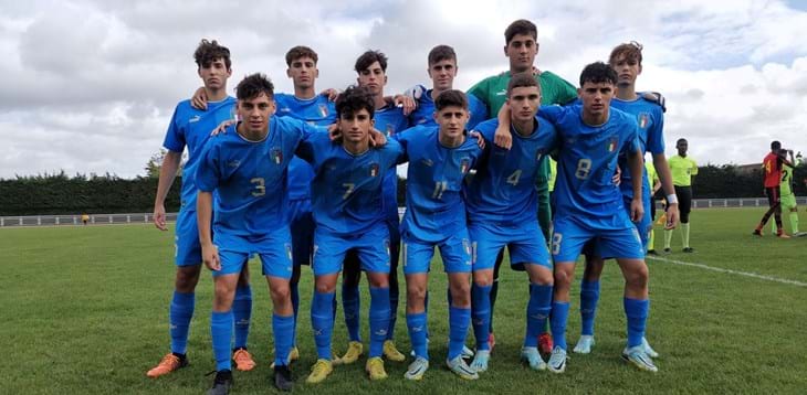 At Nunzio-Maiorana, the Azzurrini start the 'Val de Marne' tournament with a victory: coming back from behind to beat Belgium 2-1