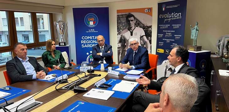 Il Presidente dell'SGS Vito Tisci in visita a Cagliari