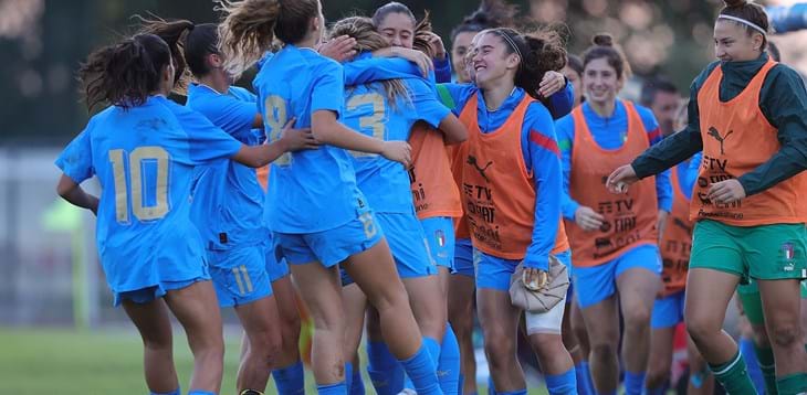 Grande rimonta delle Azzurrine: Danimarca battuta 3-2 a San Giuliano Terme, a segno Pellegrino Cimò, Mutti e Sciabica