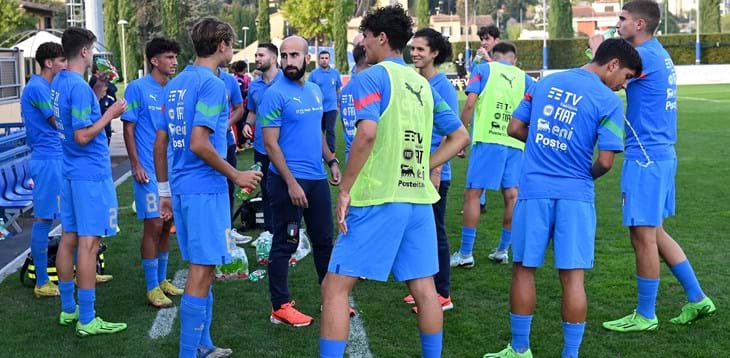 U16: Training camp at Bologna's Casteldebole training ground on 22-23 November
