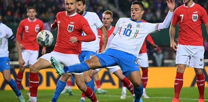 Il 2022 degli Azzurri si chiude con una sconfitta, l’Austria si impone con i gol di Schlager e Alaba