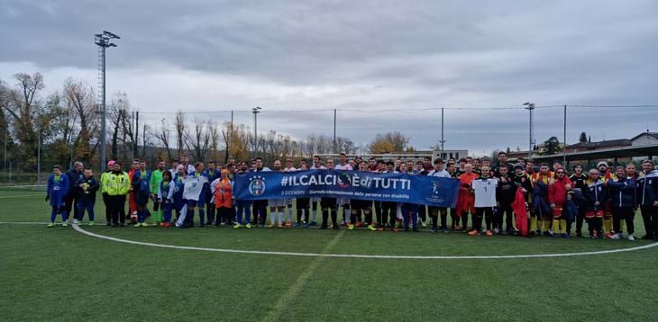 “Il calcio è di tutti”: 11 squadre scese in campo a Verona in occasione della giornata internazionale dei diritti delle persone con disabilità