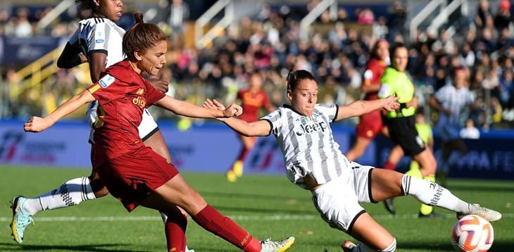 Domenica al ‘Tre Fontane’ la sfida tra le regine del calcio italiano: è tutto pronto per Roma-Juventus